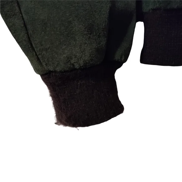 Vintage George Strait 80's Country Suede Leather Letterman Bomber Jacket Unisex - Picture 10 of 16